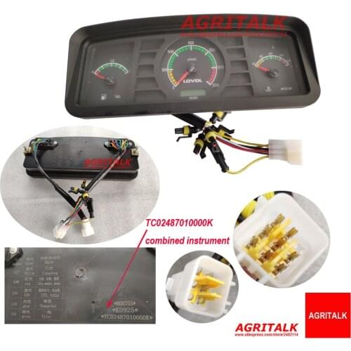 Combined instrument for Lovol series tractor, part number: TC02487010000K