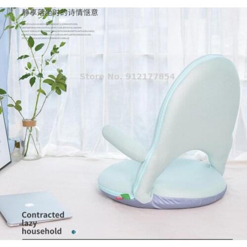 Bed back chair bedroom bay window single tatami lazy sofa legless small recliner dormitory artifact folding