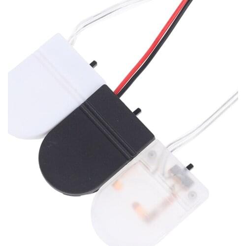 MasterFire 1000pcs/lot Hold 1x CR2032 3V Button Coin Cell Battery Socket Holder Case Storage Box with Wire Lead ON/OFF Switch