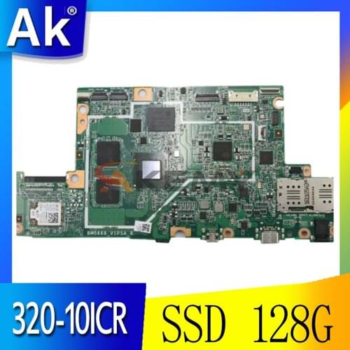 Mainboard For Lenovo ideapad Miix 320-10ICR Tablet laptop motherboard BM5668_VIP5A_R with CPU 80XFZ8350 RAM 4G SSD 128G