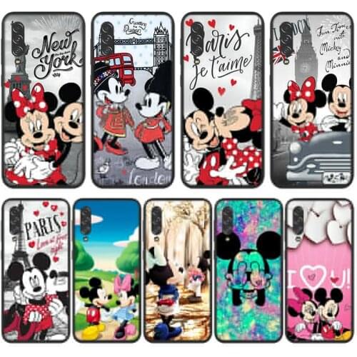 Mickey Minne Have Fun For Samsung Galaxy A90 A80 A70S A60 A50S A40S A30S A20E A10S A2 Core 5G Black Soft Phone Case