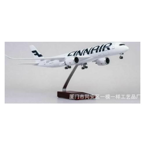 1/142 FINNAIR Airforce Resin Airplane A350 LED Voice Light Plane Airlane Model In Stock