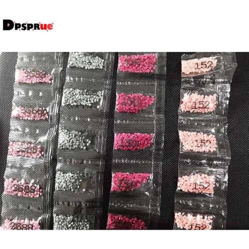 Dpsprue Square Round Drill 5D DIY Diamond Painting Cross stitch 3D Embroidery Mosaic Accessories Tools Stone Pearl 447 Colors
