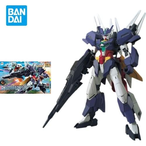 Bandai Gundam Model Kit Assemble Figure HGBD:R HG Core Gundam Uranus Anime Japanese Animation Action Dolls Childrens Toys