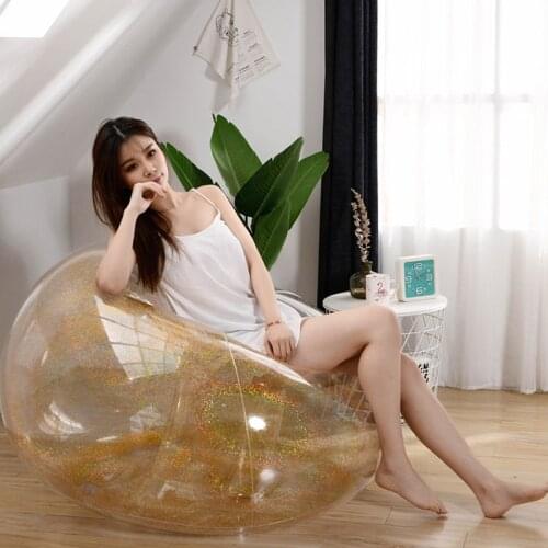 Camping Inflatable Sofa Outdoor Lazy Sofa Ultralight Beach Camping Travel Sofa And Bed Recliner Sleep Camping Bag