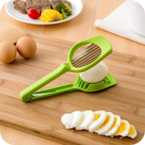 Stainless Steel Handheld Mushroom Kiwi Divider Tomato Cutter Egg Split Device Multifunction Slicing Mould Egg Slicer