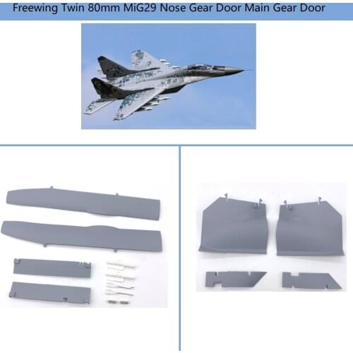 Nose Gear Door Main Gear Door for Freewing Twin 80mm rc plane jet MiG29