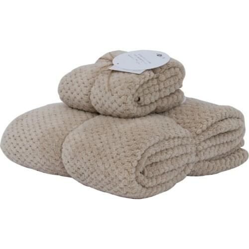 New Bath Towel Microfiber Fabric Towel Set Plush Face Hand Towel Quick Dry Towels for Adult kids Super Absorbent 2pcs/set