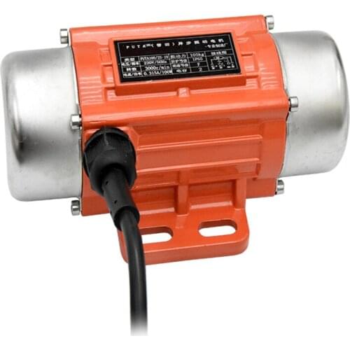 Single-Phase/Three-Phase Industrial Vibration Motor Small Silo Wall High Speed Electric Vibrating Motor Horizontal Driving Motor