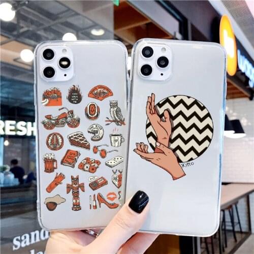 Twin Peaks Fire Walk With Me TPU soft Silicone Cover Phone Case For Iphone 12 pro 11pro max 12mini X XR XS Max shell