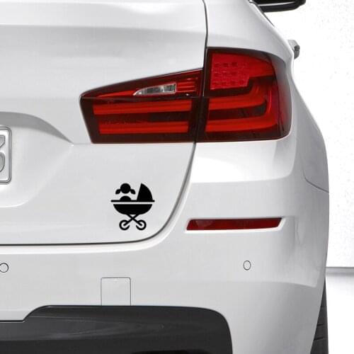 Baby carriage Vinyl Decal Luggage For Reflector Car Window Car Sticker