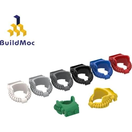 BuildMOC 6158 SMOKE HELMET PROTECTION For Building Blocks Parts DIY Construction Classic Brand gift Toys