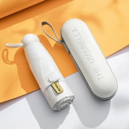 Umbrella 50% off eight bone sun protection sun protection ultra-light folding capsule umbrella advertising logo custom logo