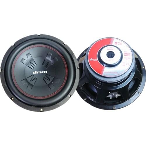 I KEY BUY 2021 New 12" Subwoofer Car Speaker PP Injection Cone RMS 250W Thick Rubber Edge Super Powerful Auto Woofer 1 pc