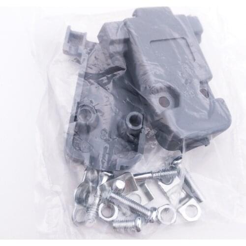 10Pcs Plastic Cover Housing Hood For D-SUB 9 Pin 2 Rows DB9 Pin Serial RS232 connector