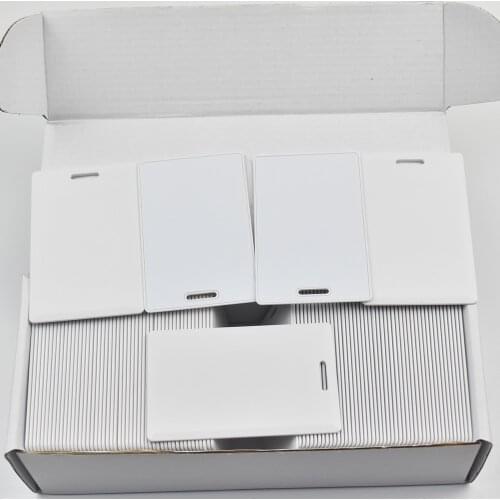 200pcs/Lot T5577 Writable Rewritable Blank Proximity Card Thick PVC 125KHz RFID 18000-2 Smart Card