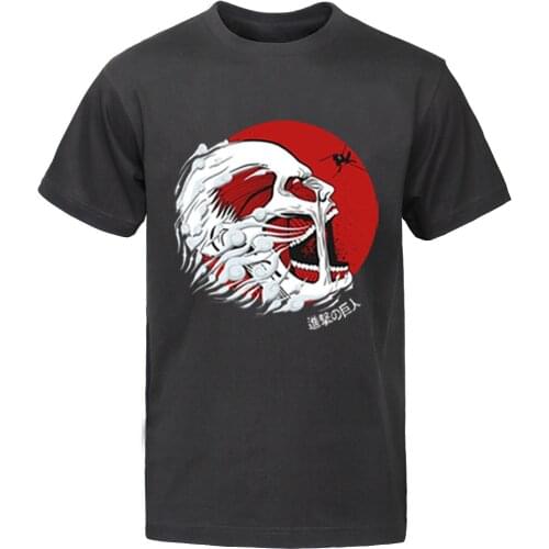Anime T shirts Attack On Titan The Final Season Summer T Shirt Homme Vintage Short Sleeve Graphic Tees T-Shirts Round Neck Tops
