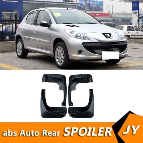 For Peugeot 207 2009-2013 Mudflaps Splash Guards Front With the color and rear Mud Flap Mudguards Fender Modified special