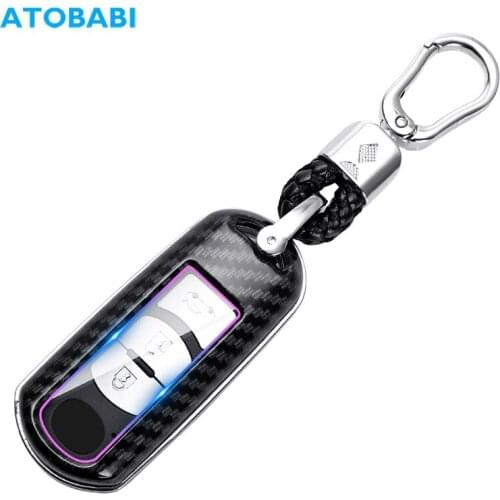 ABS Car Key Case For Mazda CX-5 CX-7 CX-3 2 3 6 Axela Atenza Biante Demio Premacy Keychain Holder Smart Remote Protector Cover