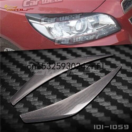 For Chevrolet Malibu 2012-14 Modified Carbon Fiber Lamp Eyebrow Accessories