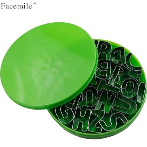 Home 26pcs Letters Alphabet Cake Fondant Mold Stainless Steel Cutter Caking Tool Bakware Kitchen Decoration 01081 Gift