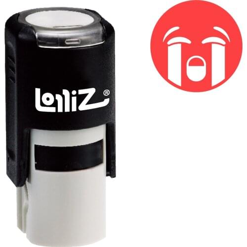 LolliZ "Pouring Tears" Pre-Inked Rubber Stamp