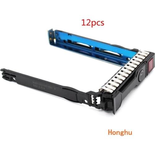 Lot of 12pcs 2.5" SAS /SATA Hot-Swap HDD Tray Caddy 651687-001 For HP Gen8 Gen9 DL380 DL360 DL160 DL385 With Screws