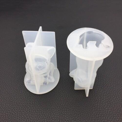 Mobile Puppy Crystal Drop Mold DIY Fondant Resin Silicone Making Mould Craft Decor Creative DIY Epoxy Crystal Mold