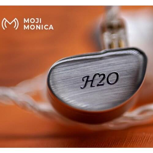 Moji Monica H20 Liquid Silica Gel DD+2BA HiFi Customized Music Monitor Studio Audiophile Musician 2Pin 0.78mm Earphones Earbuds