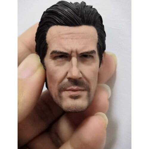 In Stock 1/6 Man Head Carving Josh James Brolin Thanos Head Sculpt Carved Fit for 12" male Action Figure body Accessory
