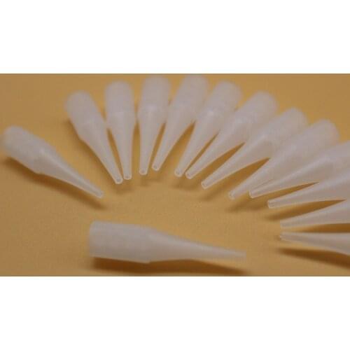 500 pcs 3RL Disposable Tattoo Permanent makeup needle tips Traditional needle caps Nozzle For Eyebrow Lip Tattoo Machine Pen
