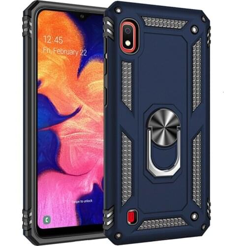 Luxury Rugged Armor Case For Samsung A10 Case For Samsung Galaxy A10 A 10 2019 Hybrid Silicon Bumper Shockproof Hard Phone Cover