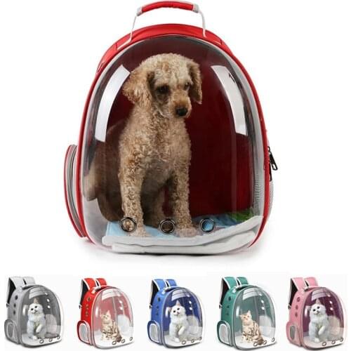 Pet Cat Carrier Backpack Breathable Cat Travel Outdoor Shoulder Bag For Small Dogs Cats Portable Packaging Carrying Pet Supplies