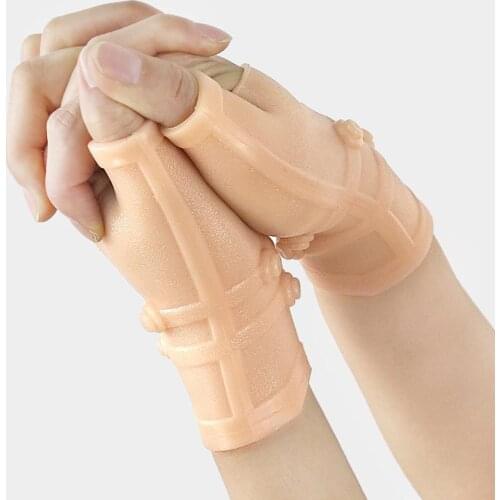 Tcare 1Pcs Gel Wrist Compression Thumb Support Carpal Tunnel Elastic Silicone Wrist Support Brace for Tenosynovitis Typing Pain