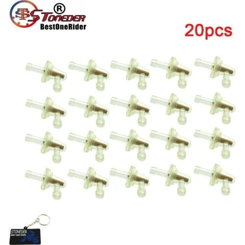 STONEDER 1/4" Fuel Filter 90 Degree For 8423-01-9909 Honda Yamaha Suzuki Kawasaki Snowmobile Motorcycle Dirt Bike ATV UTV Quad