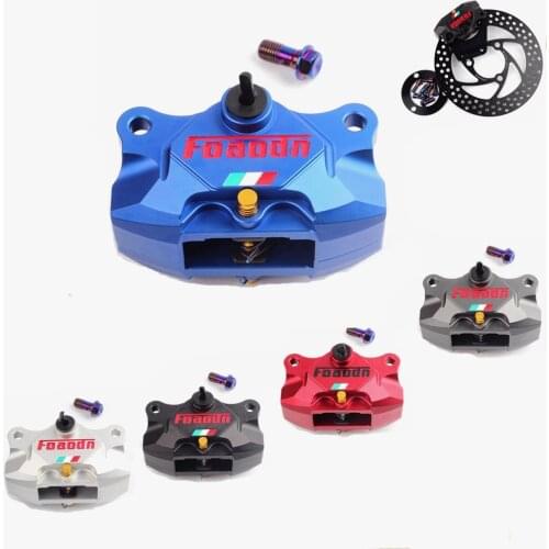 Universal 84mm CNC Motorcycle Scooters Rear Brake Caliper With 34mm *2 Piston For Honda Yamaha Kawasaki Suzuki Ducati Modified