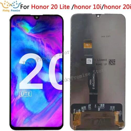 For Honor 20 Lite MAR-LX1H LCD+Touch Screen Digitizer Assembly Replacement for Huawei Honor 10i lcd display for honor 20i Screen