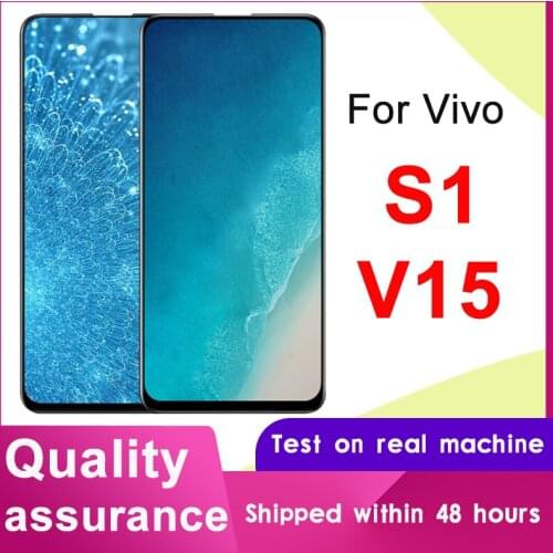 100% Tested 6.53'' Display Replacement For Vivo S1 LCD Display Touch Screen Digitizer Assembly For Vivo V15 LCD Repair Parts