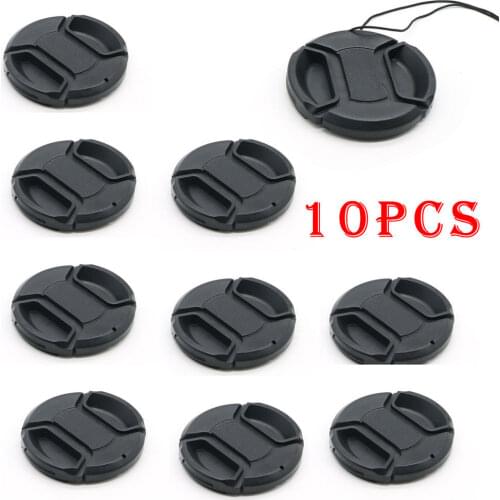10X 10PCS 55mm Snap-on Camera Front Lens Cap Cover Protector for Leica Nikon Canon lens cap New