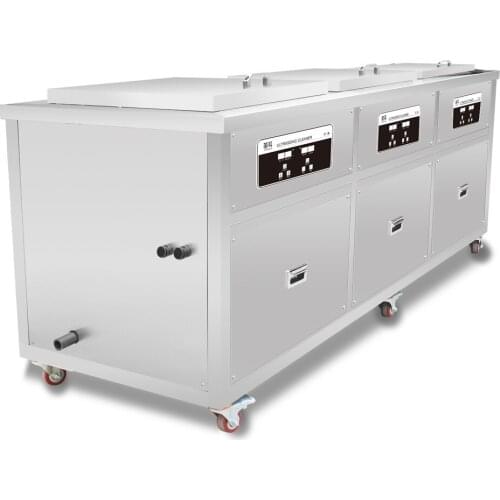 175L Ultrasonic Cleaner Bath Three SUS304 Tanks Rinse Dry DPF Dust Oil Remove Car Engine Parts Ultrason Cleaning Glassware Gear