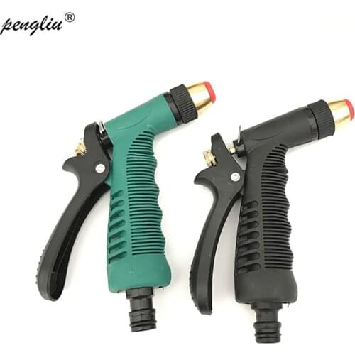 2Colors Copper Adjustable High Pressure Car Washing Water Gun Head Garden Household Washing Cleaning Machine Tool Accessories