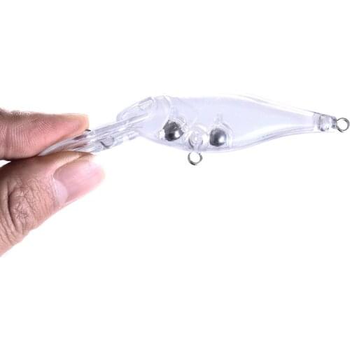 50pcs 10cm 8.5g blank nude baits VIB crankbait Minnow bait Unpainted Lure Bodies Fishing bait