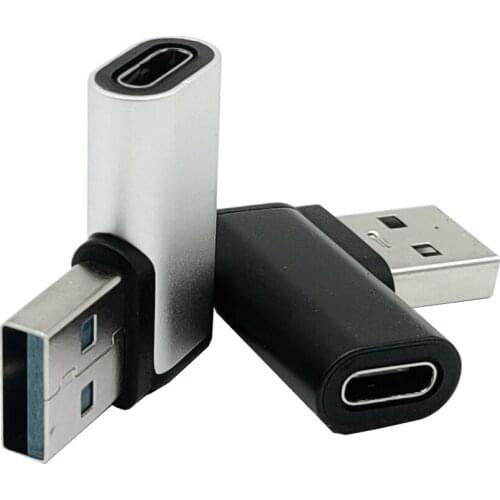 90 degree side elbow USB 3.1 charging data adapter Type C USB-C female to 3.0 male