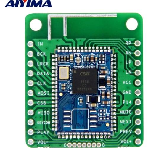 AIYIMA CSR8675 Bluetooth Audio Module Low Power Bluetooth 5.0 Receiver APTX-HD Lossless Compression I2S Fiber SPDIF