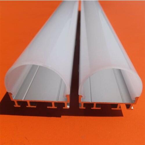 Free shipping 26x23mm u-Shape Curved Cover Internal Width 23mm Corner Mounting LED Aluminum Channel with End Caps and clips