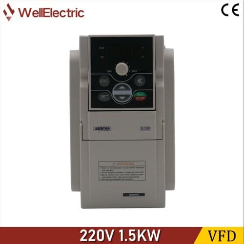 Sunfar / Simphoenix VFD inverter 220V 1.5KW for woodworking engraving machine