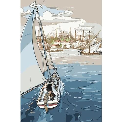 《Smooth sailing》 picture painting by numbers home decor birthday present decorative frames