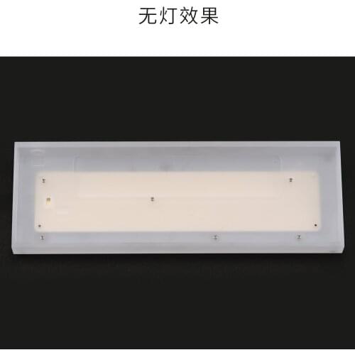 TOFU65 Acrylic case frame for 68 mechanical keyboard case from KBDFANS TOFU 65% lighting transparent