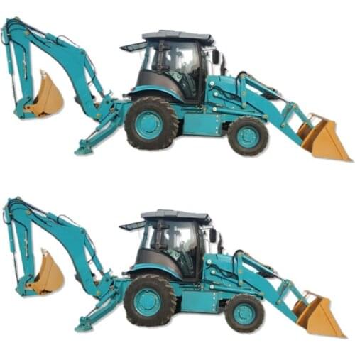 Chinese Backhoe Loader With Bucket Capacity 1.0m3