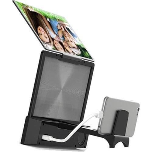 L8 8.5 Inch Mobile Phone High-definition Video Amplifier With Bluetooth Audio Mobile Phone Screen Amplifier Desktop Phone Holder